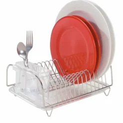Store Stainless Steel Compact Dish Rack - cozylivehome.com | we sell a wide range of comfortable household items Shop All