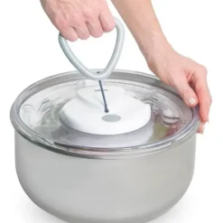 Hot Stainless Steel Easy Spin Salad Spinner - cozylivehome.com | we sell a wide range of comfortable household items Shop All