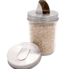 Cheap Stainless Steel Grain Dispensing Lid for Mason Jars 2pk: Wide Mouth - cozylivehome.com | we sell a wide range of comfortable household items Shop All