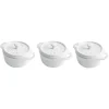 Online STAUB CERAMIC MINI COCOTTE 3 PC SET WHITE - cozylivehome.com | we sell a wide range of comfortable household items Shop All