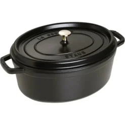 Store STAUB COCOTTE 7 QT OVAL BLACK - cozylivehome.com | we sell a wide range of comfortable household items Shop All