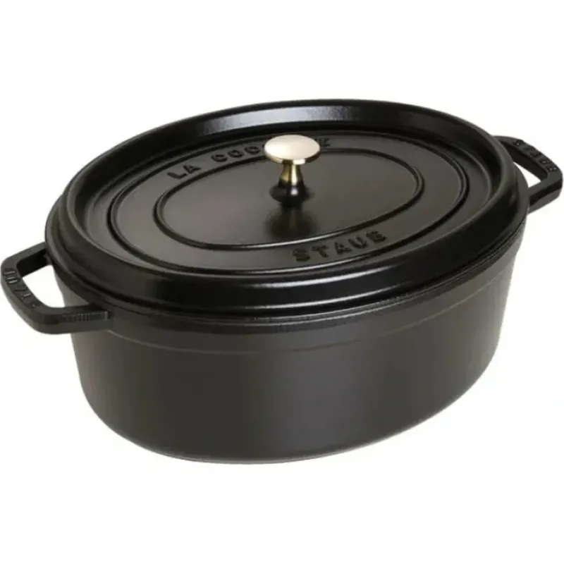 Store STAUB COCOTTE 7 QT OVAL BLACK - cozylivehome.com | we sell a wide range of comfortable household items Shop All