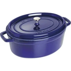 Outlet STAUB COCOTTE 7 QT OVAL DARK BLUE - cozylivehome.com | we sell a wide range of comfortable household items Shop All
