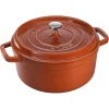 Sale STAUB COCOTTE 4 QT ROUND BURNT ORANGE - cozylivehome.com | we sell a wide range of comfortable household items Shop All