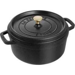 Discount STAUB COCOTTE 5.5 QT ROUND BLACK - cozylivehome.com | we sell a wide range of comfortable household items Shop All