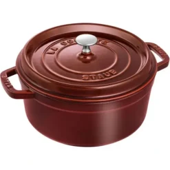 Best Sale STAUB COCOTTE 4 QT ROUND GRENADINE - cozylivehome.com | we sell a wide range of comfortable household items Shop All