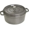 Outlet STAUB COCOTTE 7 QT ROUND GRAPHITE - cozylivehome.com | we sell a wide range of comfortable household items Shop All