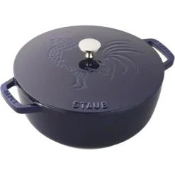 Online STAUB COCOTTE W/ROOSTER LID 4 QT BLU - cozylivehome.com | we sell a wide range of comfortable household items Shop All