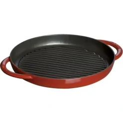 Sale STAUB GRILL PAN 10" RED - cozylivehome.com | we sell a wide range of comfortable household items Shop All