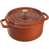 Best Sale STAUB ROUND DUTCH OVEN 2.75 QT BURNT ORANGE - cozylivehome.com | we sell a wide range of comfortable household items Shop All