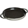 Best Sale STAUB ROUND GRILL PAN 10" GRAY - cozylivehome.com | we sell a wide range of comfortable household items Shop All