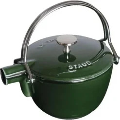 Shop STAUB TEA KETTLE 1 QT BASIL - cozylivehome.com | we sell a wide range of comfortable household items Shop All