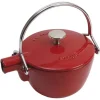 New STAUB TEAPOT 1 QT CHERRY - cozylivehome.com | we sell a wide range of comfortable household items Shop All