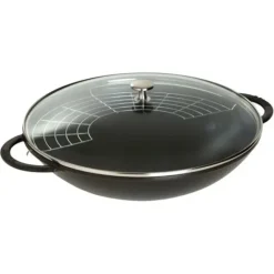 Best Sale STAUB WOK 6 QT BLACK - cozylivehome.com | we sell a wide range of comfortable household items Shop All