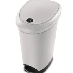 Best Sale STEP ON CAN-50qt-SPACE SAVER-WHITE - cozylivehome.com | we sell a wide range of comfortable household items Housewares