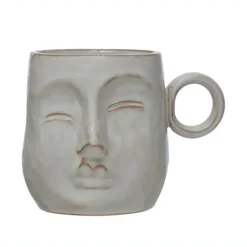 Store STONEWARE FACE MUG 12 OZ GLAZE - cozylivehome.com | we sell a wide range of comfortable household items Shop All