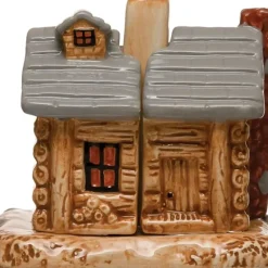 Sale Stoneware Log Cabin Salt & Pepper Shaker Set - cozylivehome.com | we sell a wide range of comfortable household items Shop All