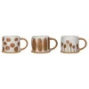 Hot Stoneware Tan Mug w/ Pattern 16 oz - cozylivehome.com | we sell a wide range of comfortable household items Shop All