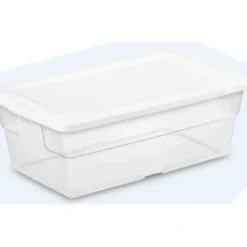 Best STORAGE CLEAR 6qt 13 x8 x5-whtop - cozylivehome.com | we sell a wide range of comfortable household items Shop All