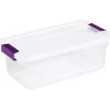 Sale STORAGE-LATCH TOP- 6qt PURPLE LATCH - cozylivehome.com | we sell a wide range of comfortable household items Shop All