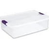 Cheap Storage-Latch Top-32qt Purple Latch - cozylivehome.com | we sell a wide range of comfortable household items Shop All