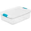 Shop STORAGE-LATCH-32qt-24.5x17.75x7-WHT - cozylivehome.com | we sell a wide range of comfortable household items Shop All