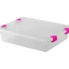 Outlet STORAGE-LATCH–14.x11x3.25″ CLEAR W/ PINK CLIP - cozylivehome.com | we sell a wide range of comfortable household items Shop All