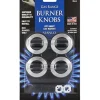 New STOVE KNOBS FOR GAS RANGE BLACK-4pc - cozylivehome.com | we sell a wide range of comfortable household items Housewares