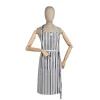 Sale Striped Pantry Unisex Apron Charcoal - cozylivehome.com | we sell a wide range of comfortable household items Housewares