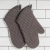 Cheap SUPERIOR OVEN MITT PINSTRIPE CHARCOAL - cozylivehome.com | we sell a wide range of comfortable household items Shop All