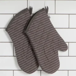 Cheap SUPERIOR OVEN MITT PINSTRIPE CHARCOAL - cozylivehome.com | we sell a wide range of comfortable household items Shop All