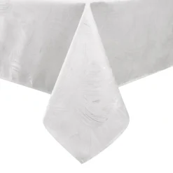 Clearance TC1367-70160 Tablecloth Jacquard Sketched White TC1367 - 70" x 160 - cozylivehome.com | we sell a wide range of comfortable household items Shop All