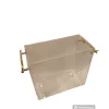 Discount TD-LMHC-002 Lucite Magazine Holder Clear With Branch Gold Handle With Gold Feet - cozylivehome.com | we sell a wide range of comfortable household items Giftware
