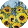 Online TEMPERED GLASS LAZY SUSAN GALLERY SUNFLOWER - cozylivehome.com | we sell a wide range of comfortable household items Shop All