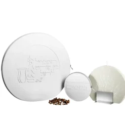 Flash Sale TFHSR01W Classic Havdalah Leather Set - White - cozylivehome.com | we sell a wide range of comfortable household items Shop All