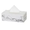 Shop Tissue box white w/marble printing - cozylivehome.com | we sell a wide range of comfortable household items Giftware