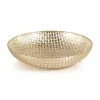 Hot TK-225 Braided Glass Bowl - Gold - 14 in - cozylivehome.com | we sell a wide range of comfortable household items Giftware