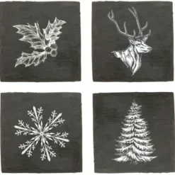 New TRUE HOLIDAY SLATE COASTERS - cozylivehome.com | we sell a wide range of comfortable household items Shop All