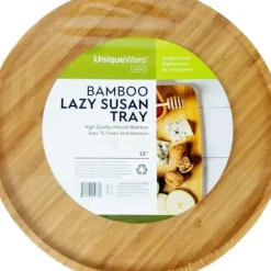 Online TURNTABLE-BAMBOO-11" EASY CLEAN - cozylivehome.com | we sell a wide range of comfortable household items Shop All