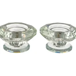 New UK40317 Crystal Candlesticks 4*7.5 cm - cozylivehome.com | we sell a wide range of comfortable household items Shop All