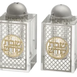 Store UK49228 Crystal Salt Shaker 8*4 cm with Laser Cut Plaque- Ornaments - cozylivehome.com | we sell a wide range of comfortable household items Giftware