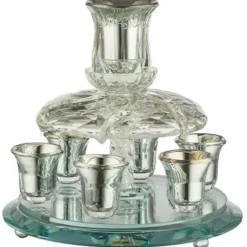New UK49493 Crystal Wine Divider 33*25 cm with 6 Small Cups - cozylivehome.com | we sell a wide range of comfortable household items Giftware