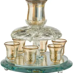 Best Sale UK49494 Crystal Wine Divider 33*25 cm with 6 Small - cozylivehome.com | we sell a wide range of comfortable household items Giftware