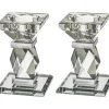 New UK40842 Pair of Crystal Elegant Candlesticks 10 cm - cozylivehome.com | we sell a wide range of comfortable household items Shop All