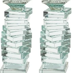 Cheap UK40733 Pair of Crystal Elegant Candlesticks 19.5 cm - cozylivehome.com | we sell a wide range of comfortable household items Shop All