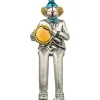 Clearance UK46033 Polyresin Clown Figurine With Cloth Legs 12 Cm- Drum Player - cozylivehome.com | we sell a wide range of comfortable household items Giftware