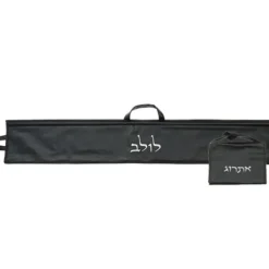 Shop UK67023 Set Black Faux Leather Pouch for LULAV & ETROG 116x19 cm - cozylivehome.com | we sell a wide range of comfortable household items Shop All