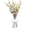 Online VAF-T-W-C-PB Vase FLower - Tall - White / Clear Peach Blossom - cozylivehome.com | we sell a wide range of comfortable household items Giftware