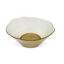 Best Sale VB4893 Gold Salad Bowl Organic Shaped - cozylivehome.com | we sell a wide range of comfortable household items Giftware
