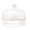 Cheap VCD4440 Clear Glass Dome With Amber Crystal Handle - cozylivehome.com | we sell a wide range of comfortable household items Giftware
